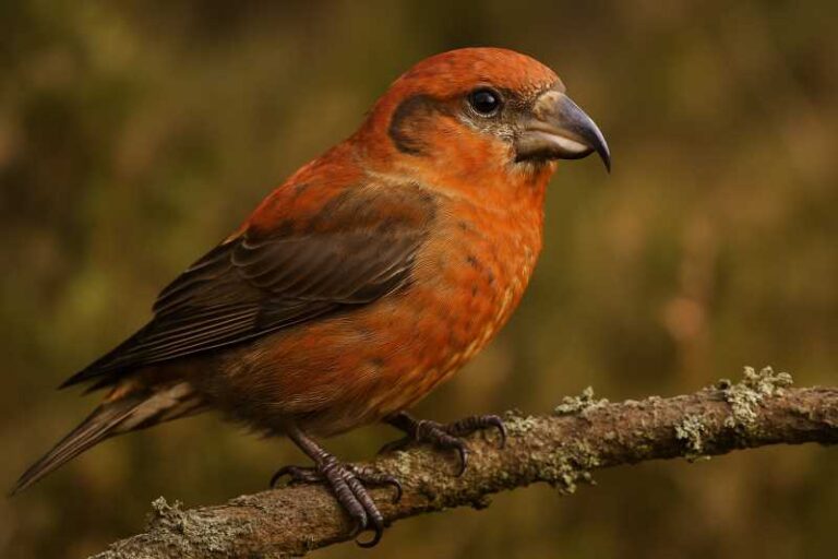 Image of a Scottish Crossbill in its natural habitat