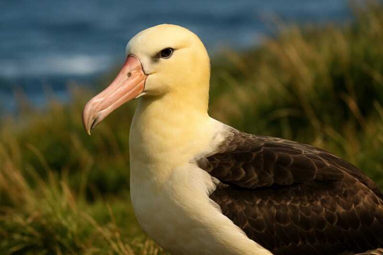 Image of a Short-tailed Albatross in its natural habitat