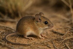 Image of a Sonoran Harvest Mouse in its natural habitat
