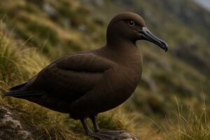 Image of a Sooty Albatross in its natural habitat