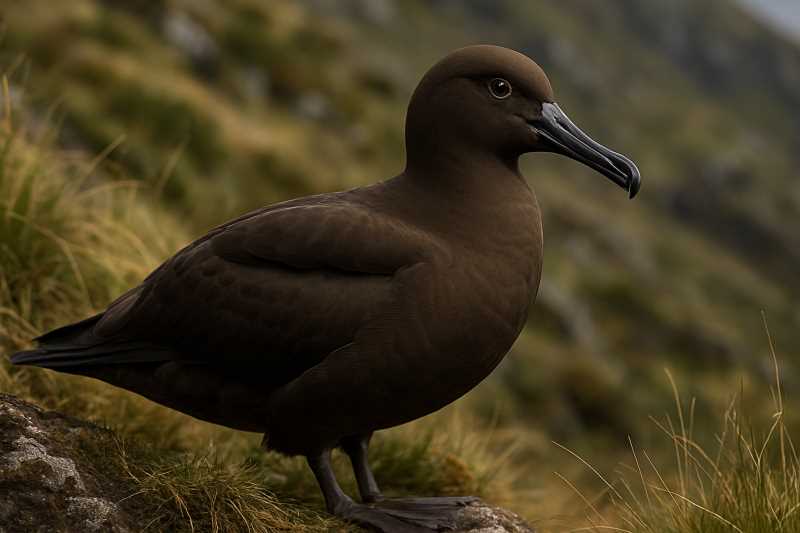 Image of a Sooty Albatross in its natural habitat