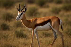 Image of a Springbok in its natural habitat