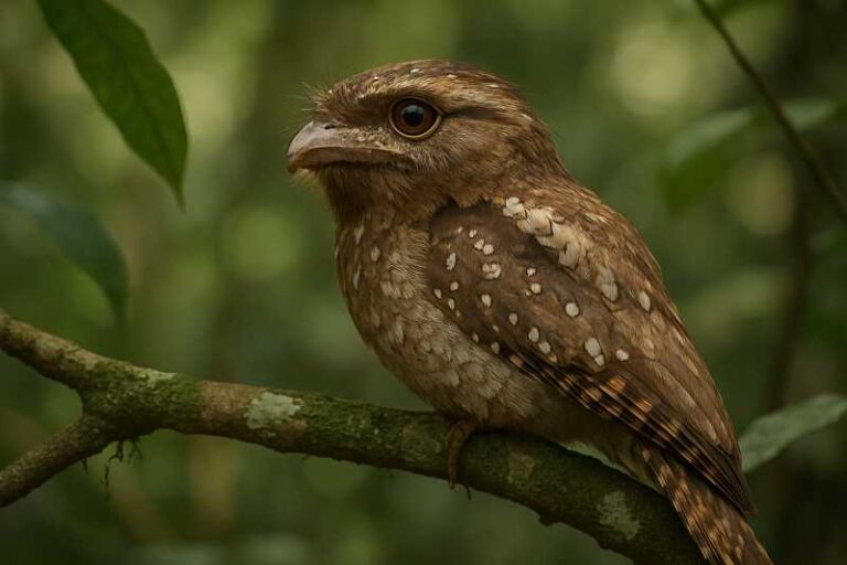 Image of a Sri Lanka Frogmouth in its natural habitat