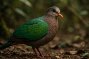 Image of a Stephan's Emerald Dove in its natural habitat
