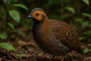 Image of a Tawny-faced Quail in its natural habitat