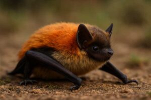 Image of a Temminck's Myotis in its natural habitat
