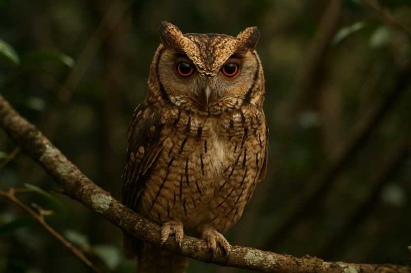 Image of a Torotoroka Scops Owl in its natural habitat