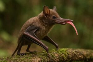 Image of a Underwood's Long-tongued Bat in its natural habitat
