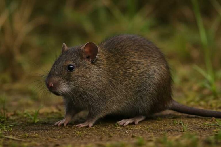 Image of a Uruguay Swamp Rat in its natural habitat