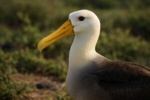 Image of a Waved Albatross in its natural habitat