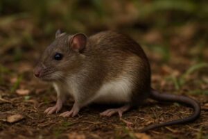 Image of a White-bellied Marsh Rice Rat in its natural habitat