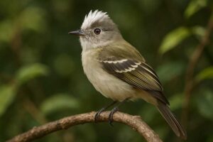 Image of a White-crested Elaenia in its natural habitat