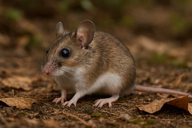 Image of a White-footed Deermouse in its natural habitat