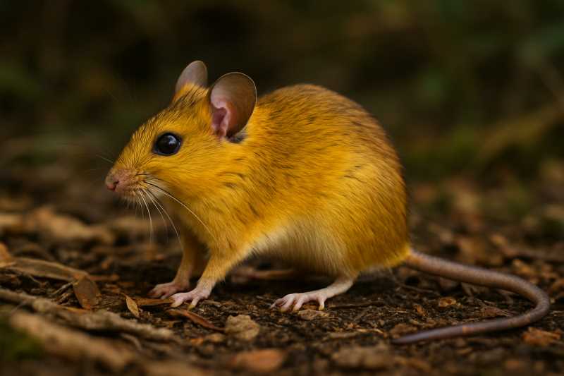 Image of a Yellow Deermouse in its natural habitat