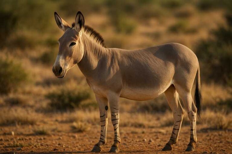 Image of a African Wild Ass in its natural habitat
