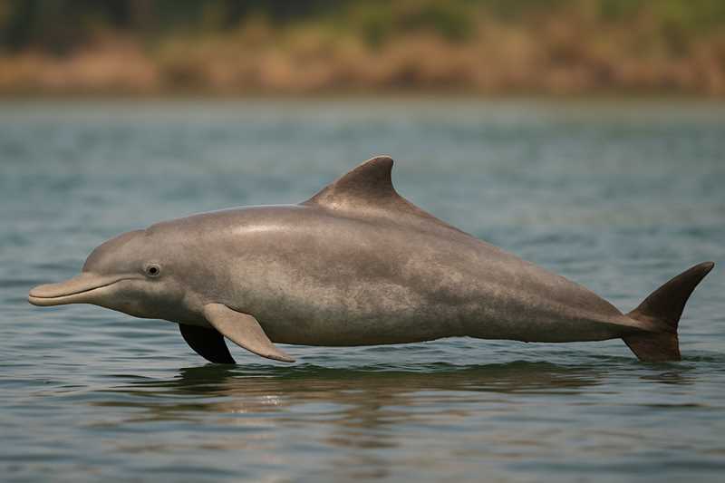Image of a Atlantic Humpback Dolphin in its natural habitat