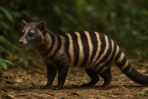 Image of a Banded Palm Civet in its natural habitat