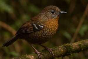 Image of a Bar-winged Wren-Babbler in its natural habitat