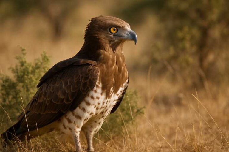 Image of a Beaudouin's Snake Eagle in its natural habitat