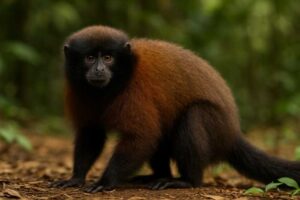 Image of a Brown Titi in its natural habitat