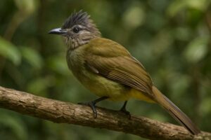 Image of a Buff-vented Bulbul in its natural habitat