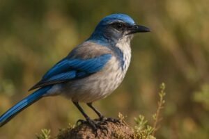 Image of a California Scrub Jay in its natural habitat