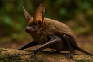 Image of a Colombian Big-eared Brown Bat in its natural habitat