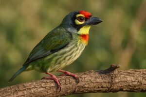 Image of a Coppersmith Barbet in its natural habitat