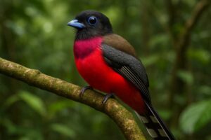 Image of a Diard's Trogon in its natural habitat