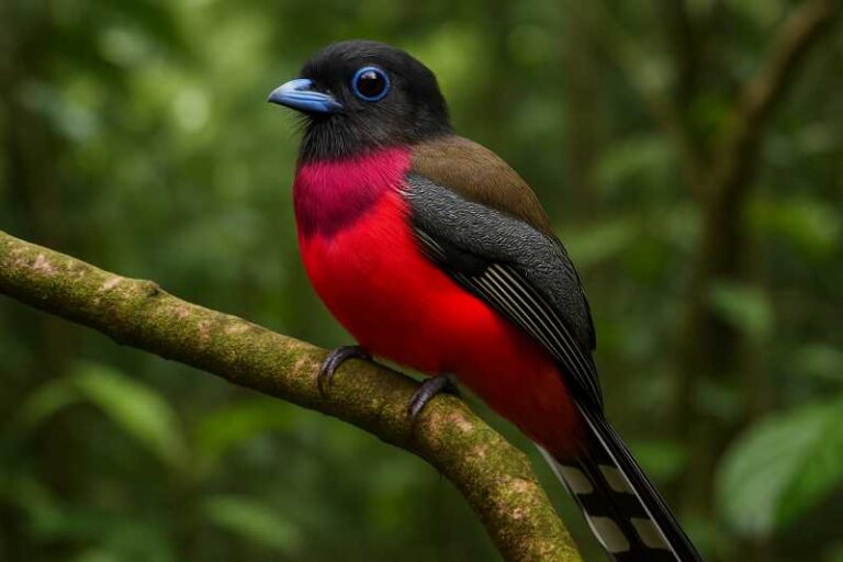 Image of a Diard's Trogon in its natural habitat