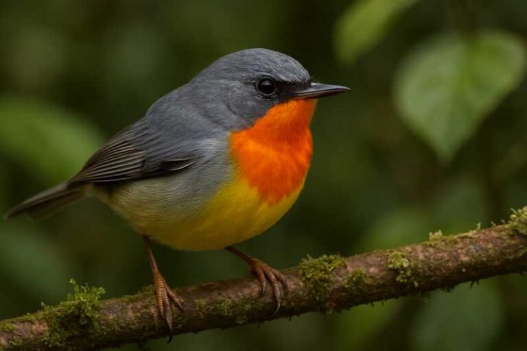 Image of a Flame-throated Warbler in its natural habitat