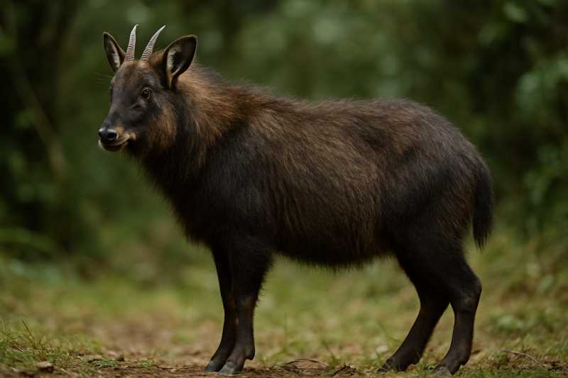 Image of a Formosan Serow in its natural habitat