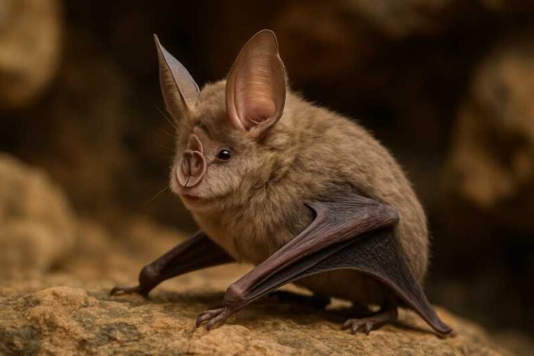 Image of a Geoffroy's Horseshoe Bat in its natural habitat