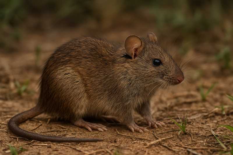 Image of a Goytaca Rice Rat in its natural habitat