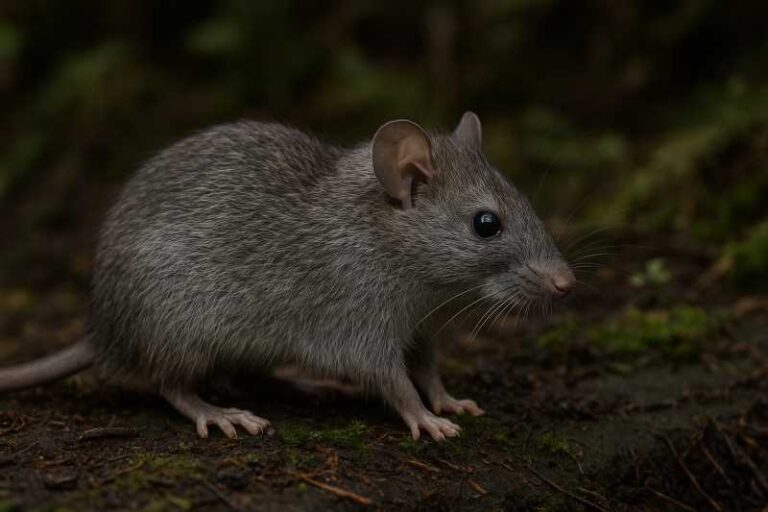 Image of a Gray Rice Rat in its natural habitat