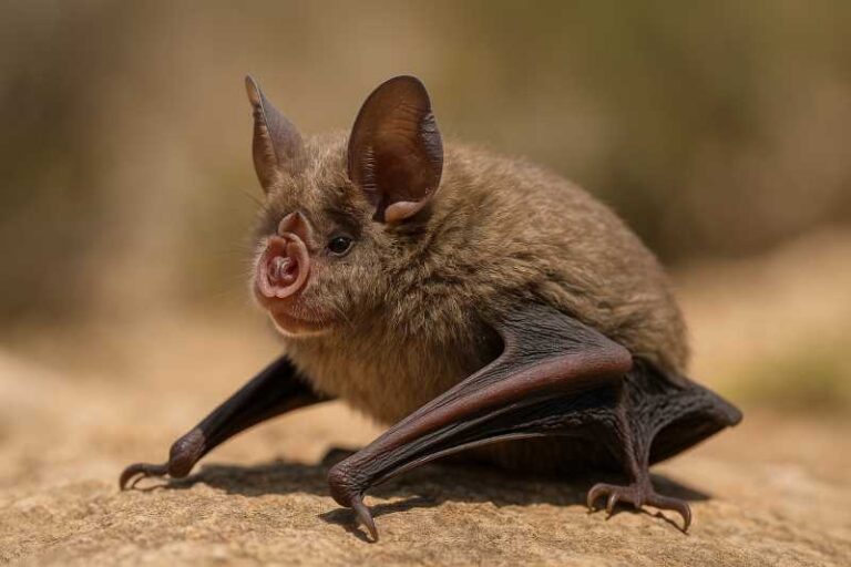 Image of a Gulf of Oman Horseshoe Bat in its natural habitat