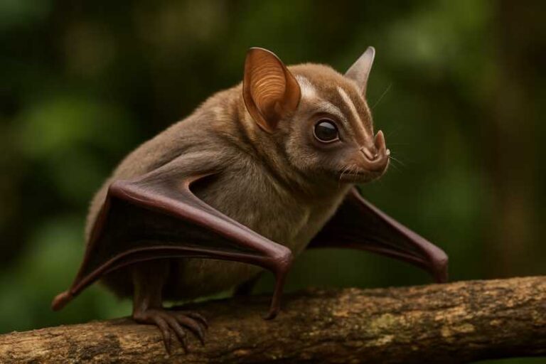 Image of a Handley's Big-eyed Bat in its natural habitat