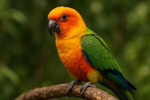 Image of a Jandaya Parakeet in its natural habitat