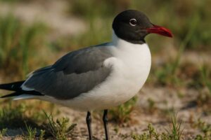 Image of a Laughing Gull in its natural habitat
