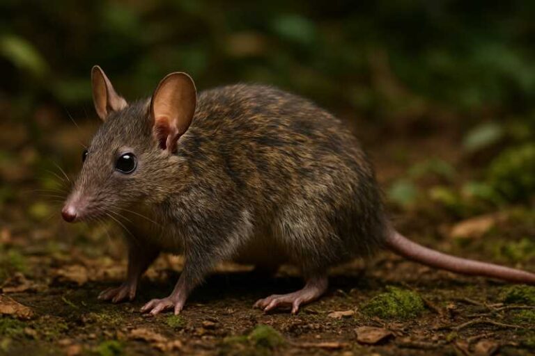 Image of a Long-eared Gymnure in its natural habitat