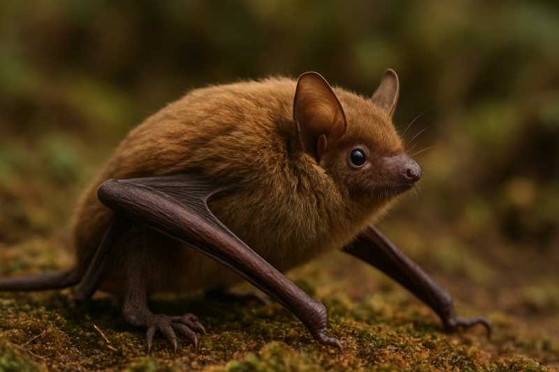 Image of a Malagasy Myotis in its natural habitat