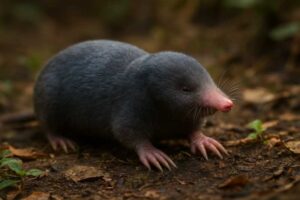 Image of a Malaysian Mole in its natural habitat