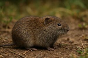 Image of a Mandarin Vole in its natural habitat