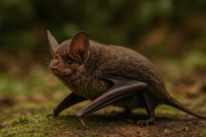 Image of a Mesoamerican Common Mustached Bat in its natural habitat