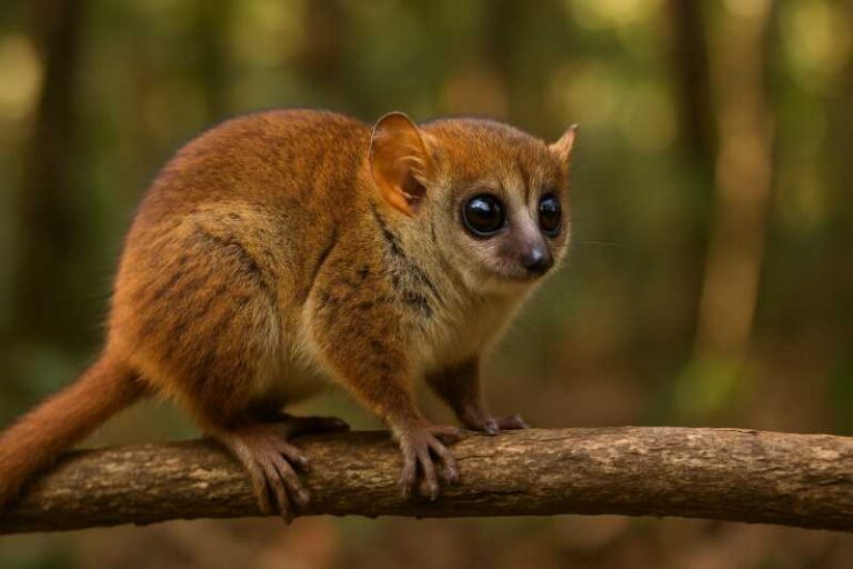 Image of a Montagne d'Ambre Mouse Lemur in its natural habitat