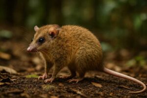 Image of a Nicaraguan Woolly Mouse Opossum in its natural habitat