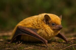 Image of a Northern Yellow Bat in its natural habitat