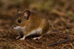 Image of a Oaxacan Highlands Harvest Mouse in its natural habitat
