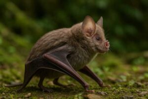 Image of a Okinawa Horseshoe Bat in its natural habitat