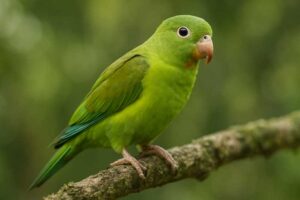 Image of a Orange-chinned Parakeet in its natural habitat